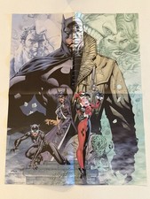 DC Comics Batman Hush Poster by Jim Lee, Williams - Harley Quinn, Catwoman