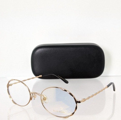 New Authentic ELIE SAAB Eyeglasses ES 072 J5G 54mm Gold Frame
