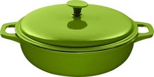 Pentola In Ghisa Ø30Cm KING® / Tegame In Ghisa 4 Litri / Colore: Verde # 1094160