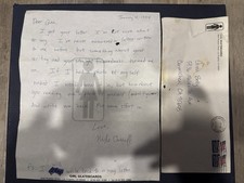 1994 Mike Carroll Signed Letter Girl Skateboards Autographed Original Envelope