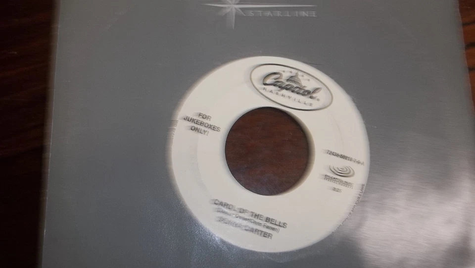 deanna carter 45 record christmas boogie woogie santa /very good plus - Image 2 of 2