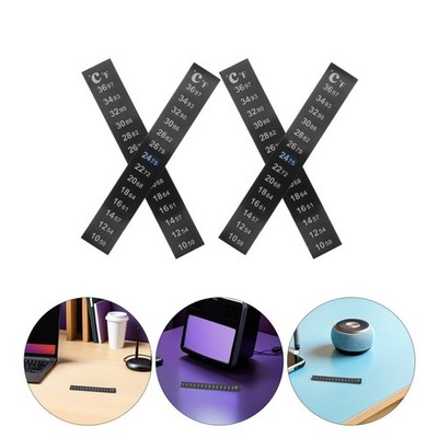 10 Pcs LCD-Temperaturaufkleber Für Den Innenbereich Aquarium Thermometer Stick