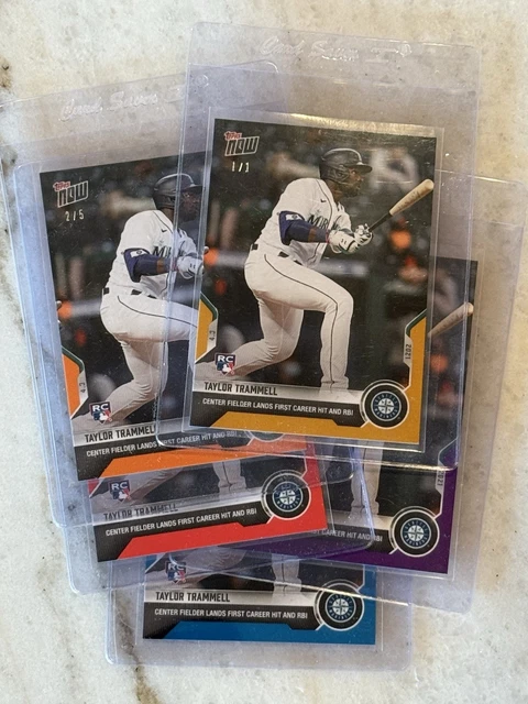 2021 Topps Now Taylor Trammell 1st Hit / RBI Rainbow 1/1 /5 /10 /25 /49 🔥