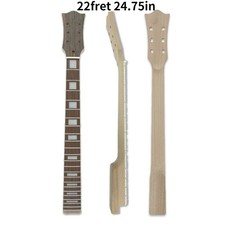 22fret electricity Guitar Neck 24.75inch Mahogany Set in heel white square inlay