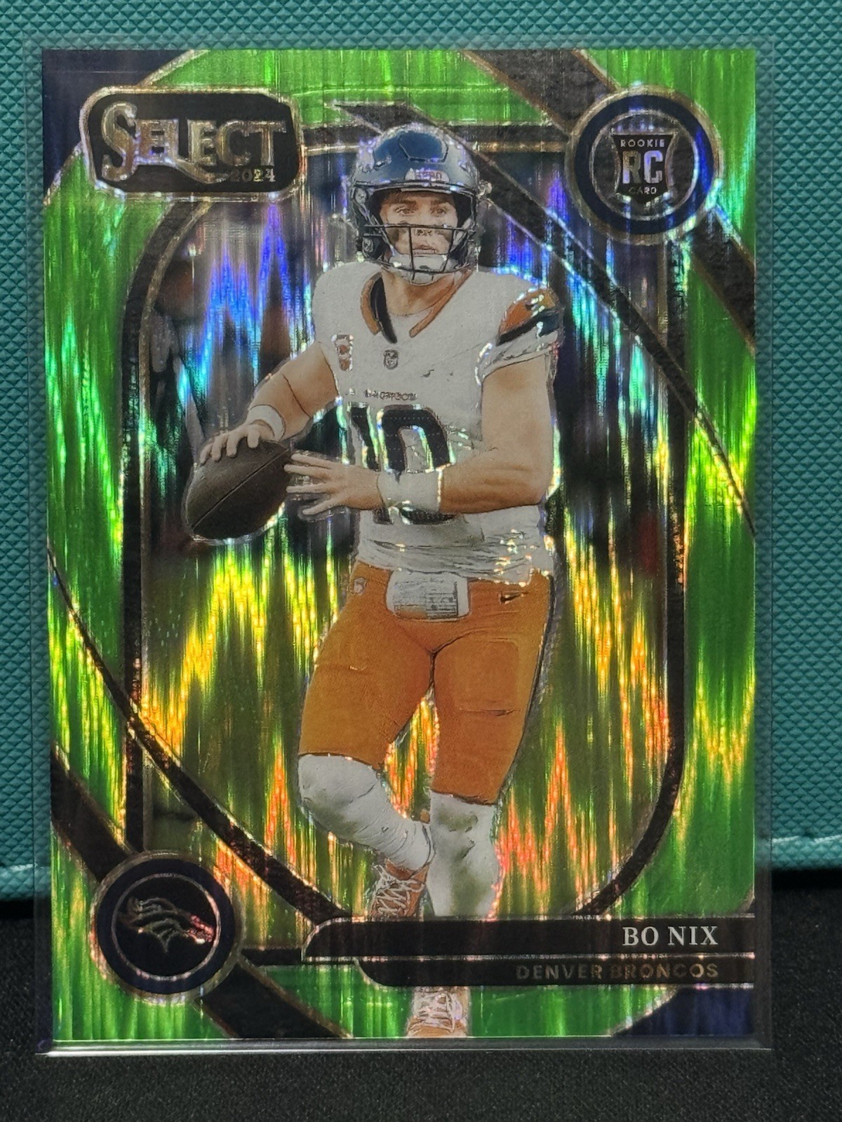 BO NIX 2024 SELECT CLUB LEVEL ROOKIE NEON GREEN SHOCK RC /499
