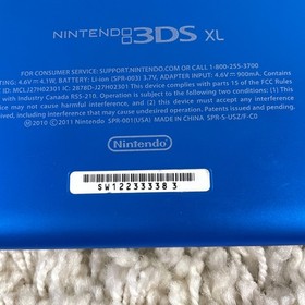 Nintendo 3DS XL Blue Black Handheld Console Handheld System SPR-001 FOR PARTS