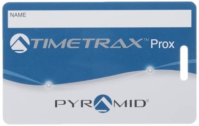 Pyramid Time Systems, 42454, TimeTrax Proximity Blue/Black/White 