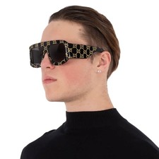 Gucci Grey Square Men's Sunglasses GG0983S 004 59 GG0983S 004 59