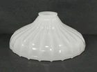 Industrial Sheffield Clam Broth Glass Light Lamp 9” Shade 2 ¼” Fitter Pendant