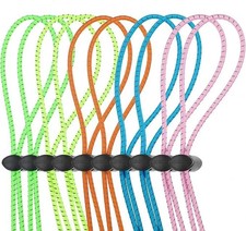 10 Sets Adjustable Goggle Bungee Straps for Swim with Lock Clamp