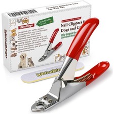 Dog Cat Pets Nail Clippers, Professional Pets Claw Trimmer with Free Nail File