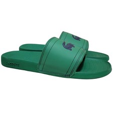 Lacoste Men Fraisier 118 Pool Beach Slide Sandals Size US 9 Green Navy Blue