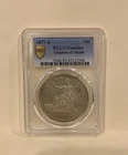 1877-S T$1 Trade Dollar PCGS Cleaned AU Details