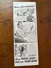 Vintage 1942 Ivory Soap Original Advertisement