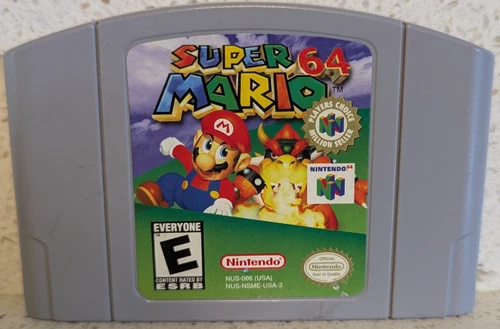 Super Mario 64 Player’s Choice Authentic (Nintendo 64, 1996)