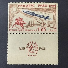 Y&T 1422 "Philatec" faux de Turin en NEUF ** - TB