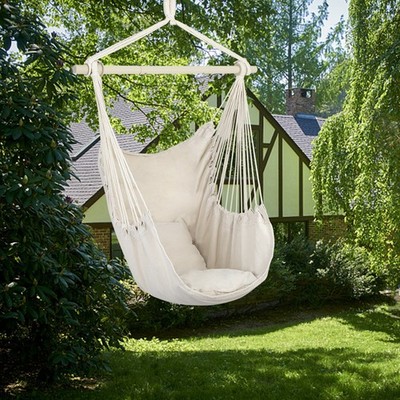New Chair Hanging Rope Swing Hammock Outdoor Porch Patio Yard Seat Mul Colors
