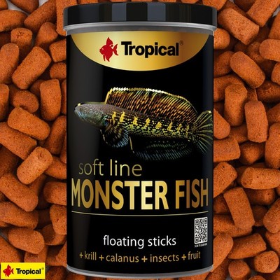 Tropical Soft Line Monster Fish 1L Fleischfresser Fischfutter Aquarium