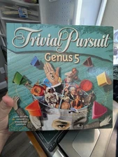 TRIVIAL PURSUIT GENUS 5 Board Game 100% COMPLETE 2000