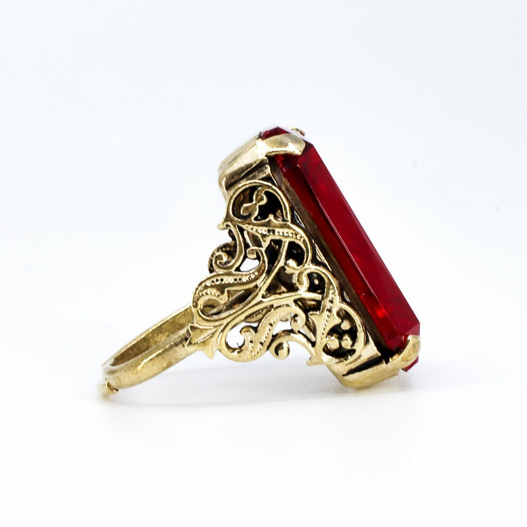 RARE SOVIET VINTAGE, COLOURFUL RECTANGULAR ART GL… - image 4