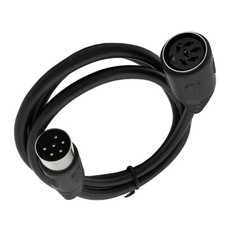 DIN 6Pin Male to Female Audio Cable Cord Extension 6P Adapter Plug Signal Jack