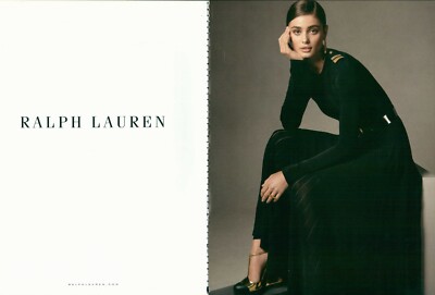 Ralph Lauren Taylor Hill Magazin Print Anzeige Anzeige lange Beine High Heels...