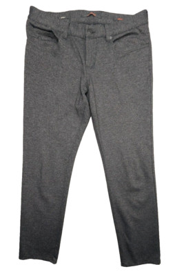 Alberto Pants Mens 32W 30L Gray Cosy Jersey Knit OEKO-TEX 5-Pocket 32x30