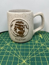 Sailing Ship Stoneware Boston Coffee Mug Cup ...