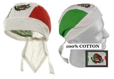 Bandera de México MÉXICO Bandera AJUSTADA BANDANA ATADA Corbatas DO TRAPO MEXICANO Gorra Calavera
