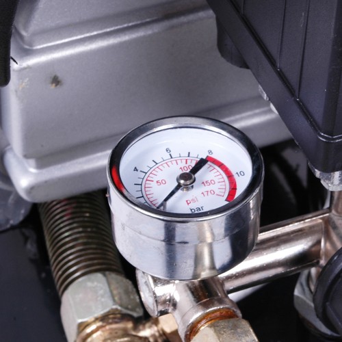HAWK TOOLS 50l 50 LITRE 9.6 CFM 2.5HP GARAGE PORTABLE AIR COMPRESSOR TANK KIT - Picture 6 of 12
