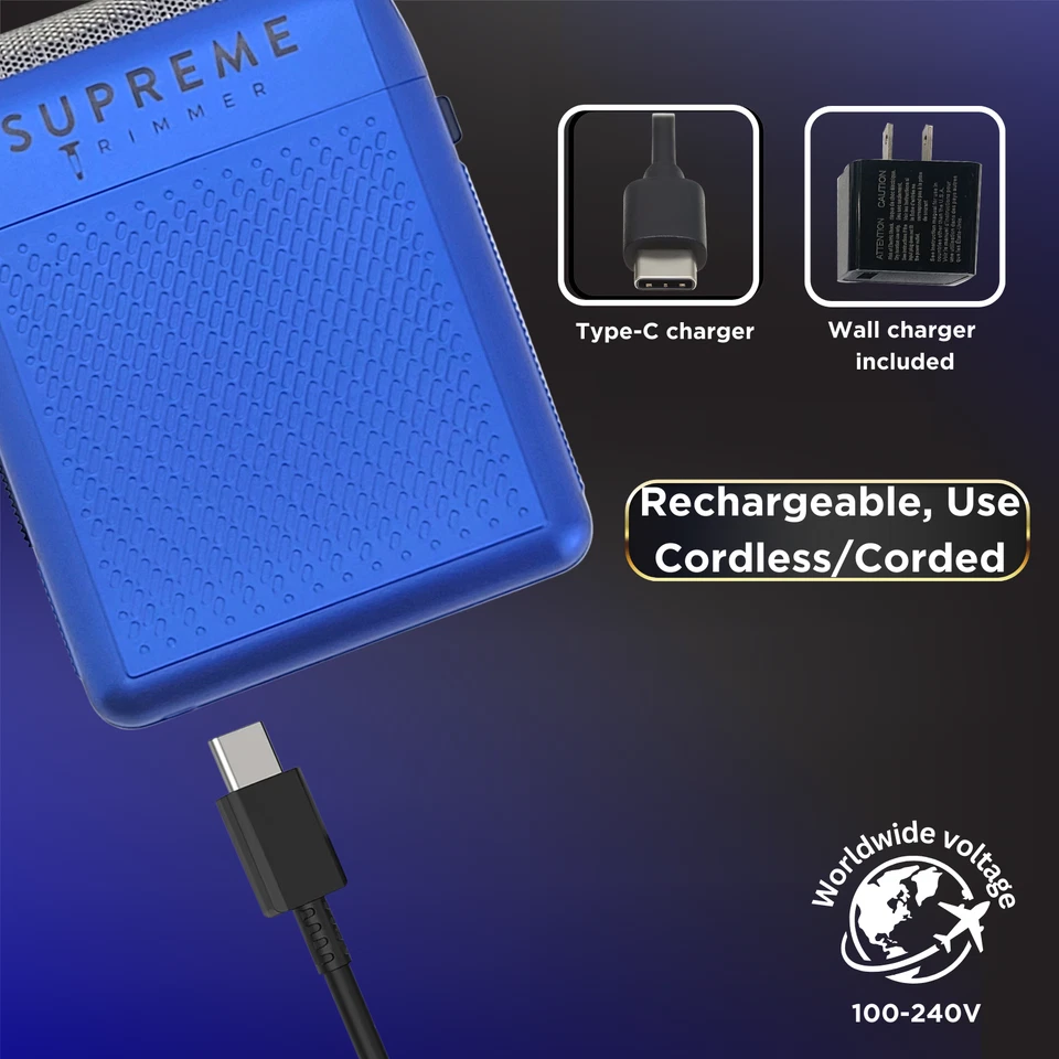 Supreme Trimmer STF101 SOLO - Afeitadora de láminas tamaño bolsillo - Recertificada de fábrica Foto 4 de 4