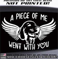 In Loving Memory Lab Vinyl Decal Sticker Labrador Retriever Dog RIP Family Pet 