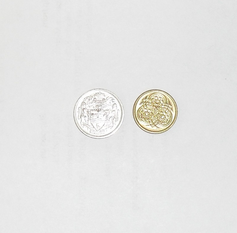 Lot of 2 Coins from Guyana