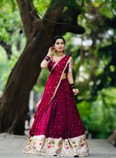 Beautiful Georgette Lehenga Choli With Dupatta For Wedding  Function Wear