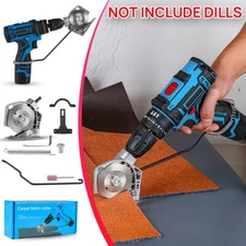 Electric Drill to Electric Rotary Fabric Cutter Cloth Cutting Machine Conversion