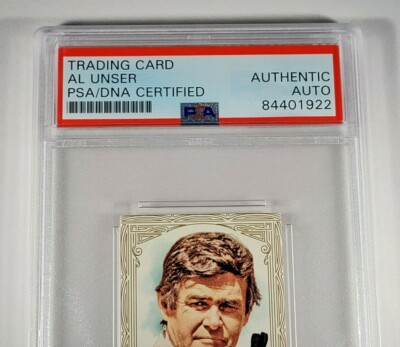 Rare AL UNSER Signed MINI Topps Allen & Ginter Card-Racing Legend-PSA | eBay