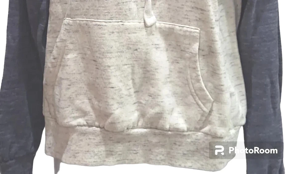 Толстовка с капюшоном женская Doublju размер средний вересковый синий и светло-серый  - Изображение 3 из 4