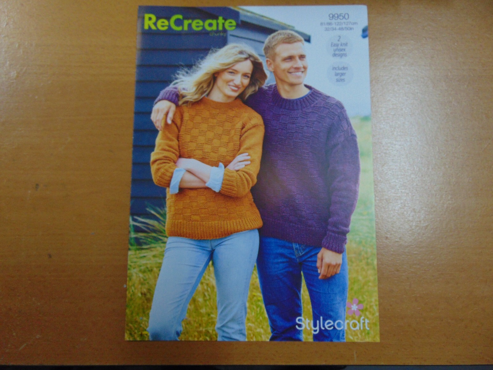 Stylecraft ReCreate Chunky Knitting Pattern 9950 (2 Designs) 81/86 - 122/127 cm