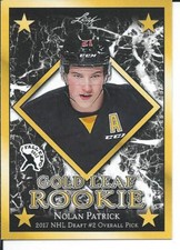 2017 NHL Hockey Leaf NOLAN PATRICK Rookie Toronto Fall Expo 2017 Promo Gold