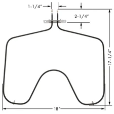 🛠️Oven Bake Unit Lower Heating Element for GE Hotpoint WB44X5082 WB44X5085 ERP