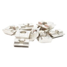 10 x Dadi di pre-montaggio M8 Serie 6 profilo alluminio profilato estruso CNC