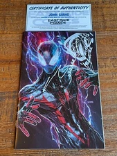 AMAZING SPIDER-MAN #29 JOHN GIANG REMARK SKETCH W/ COA NYCC VIRGIN VARIANT MILES