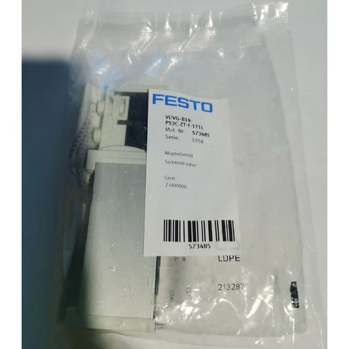 Festo VUVG-B14-P53C-ZT-F-1T1L 573485 Solenoid Valve New One VUVGB14P53CZTF1T1L - Picture 4 of 4