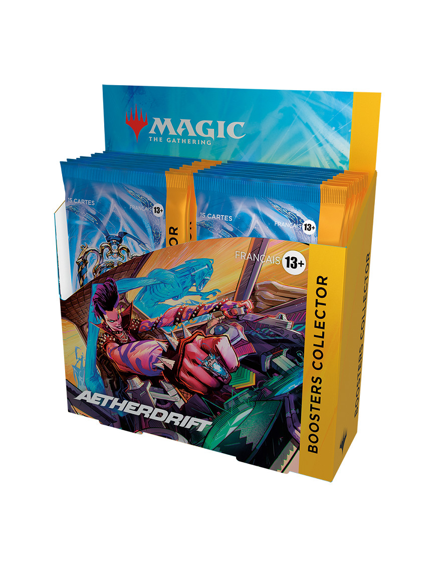 Boosters Collector Magic Aetherdrift de 12 unités scellées contre le manque de cartes rares FR