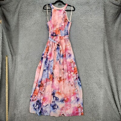 Jessica Howard Dress Womens 12 Pink Purple Floral Cottagecore