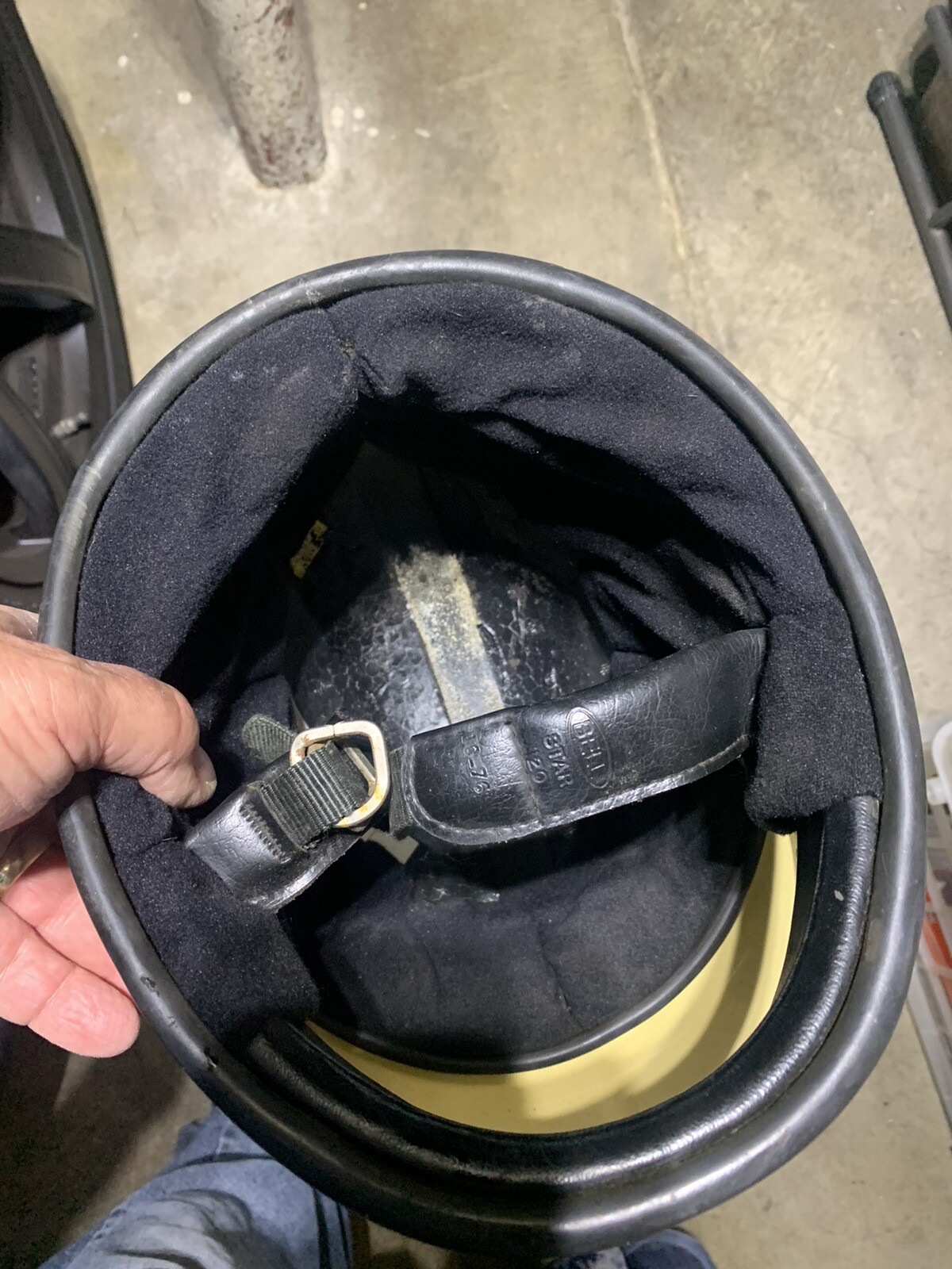 Vintage Bell Star 120 Motorcycle Helmet 7 1/4 58cm w/ Visors White