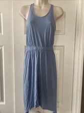 Girls Summer Beach Sleeveless Dress Blue Old Navy XL 14 