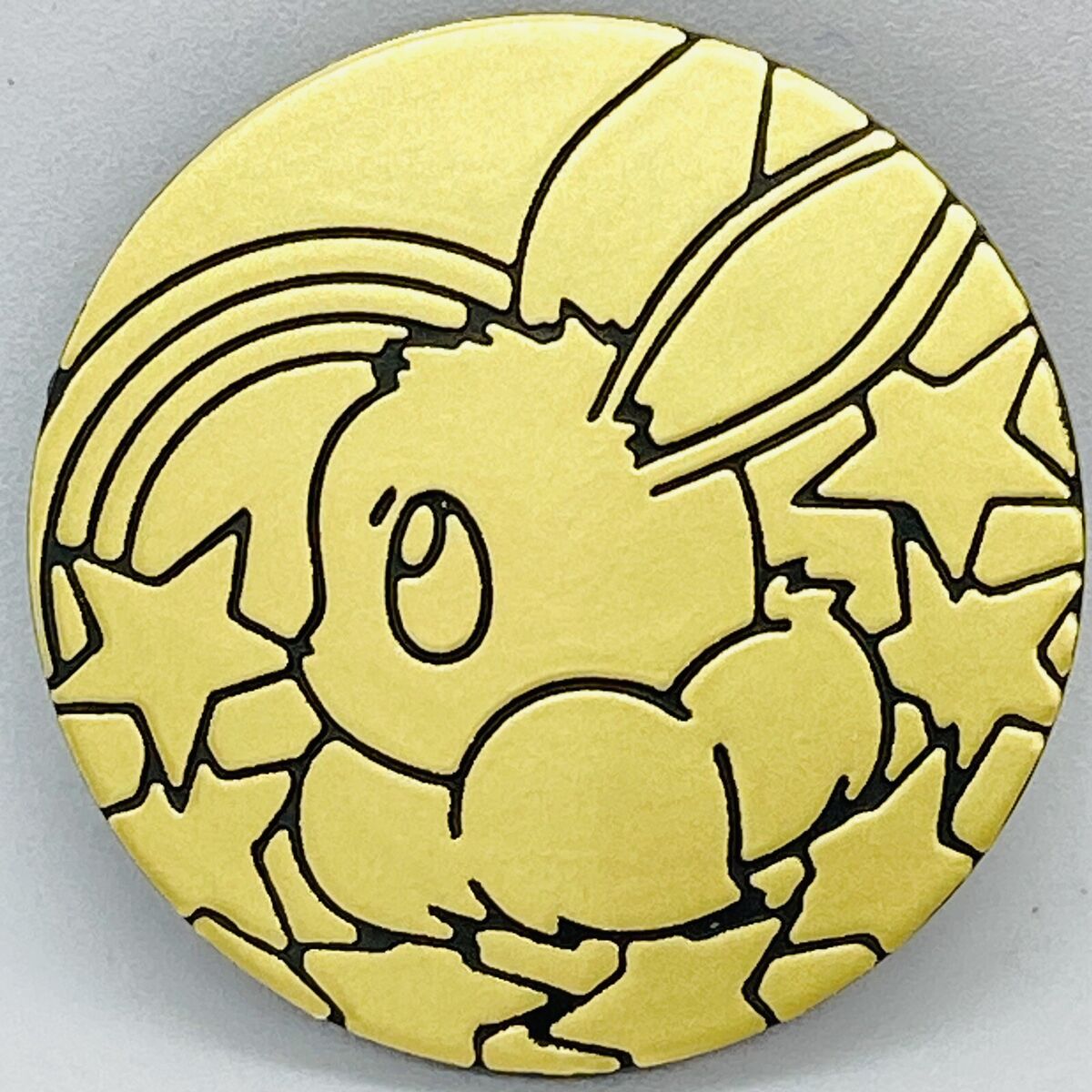 Pokemon Gold Metal Card Pikachu Eevee