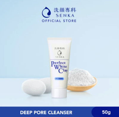 Senka Perfect White CLAY DEEP Cleansing Foam