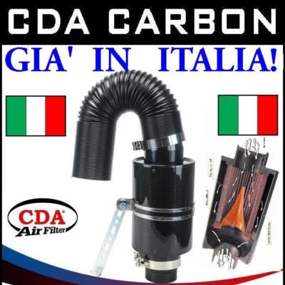 FILTRO ARIA AUTO CDA CARBON DYNAMIC AIRBOX TIPO BMC+RESPIRO+CAVALLI AIR SPORTIVO - Bild 1 von 4